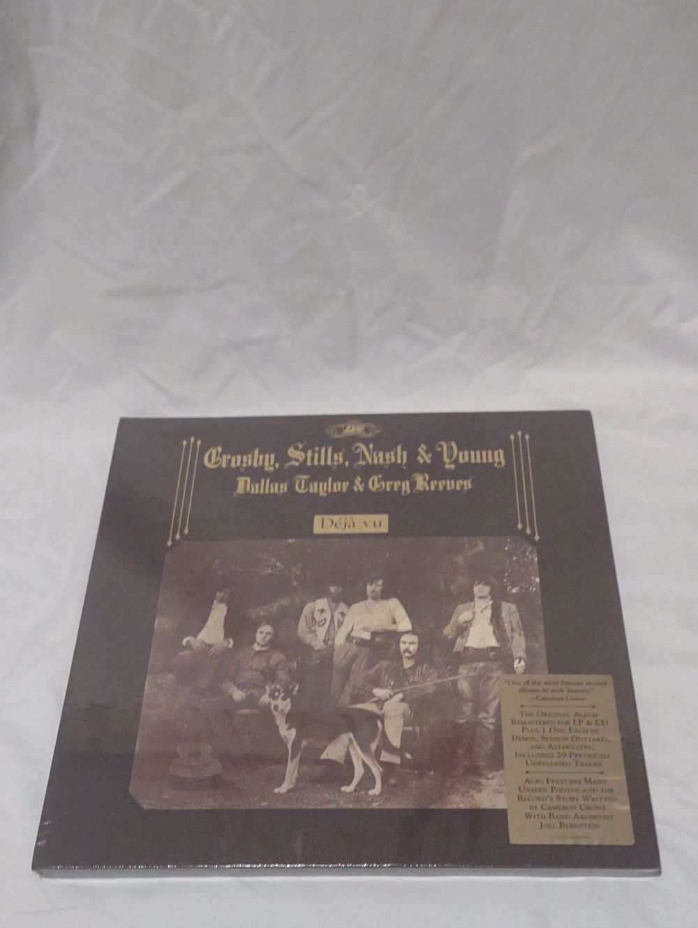 Crosby, Stills, Nash & Young "Déjà Vu" Vinyl Album - Black & Gold